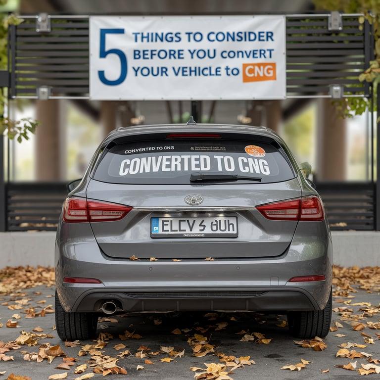 5 Things To Consider Before You Convert Your Vehicle To CNG